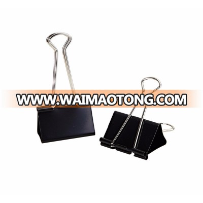 Good price 19mm metal black paper binder clip for office & school supplies factory